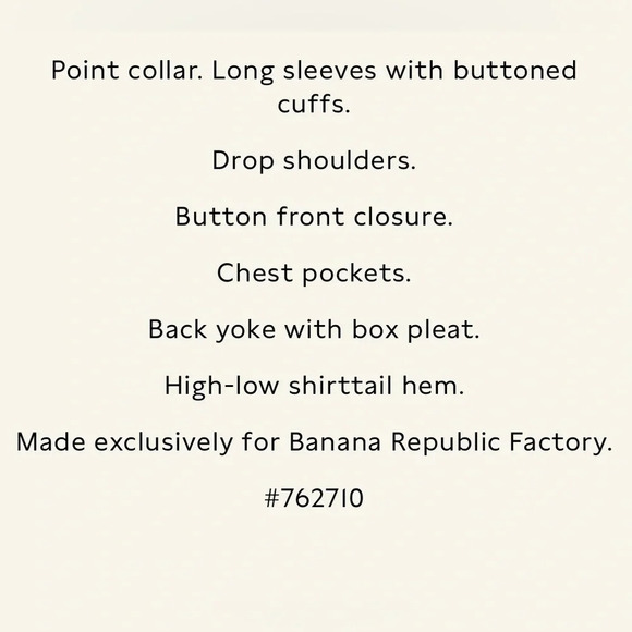 Banana Republic Utility Shirt - Picture 9 of 11